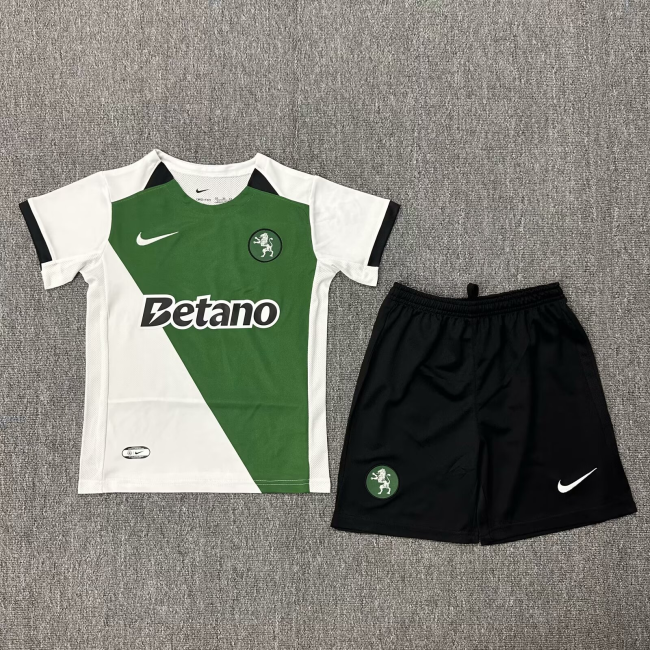 Kids kit 24/25 Lisbon Sporting CP 100th Anniversary Thailand Quality