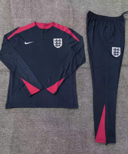 Kids Kit 24/25 England Royal Blue Training set Football Kit Soccer Kit