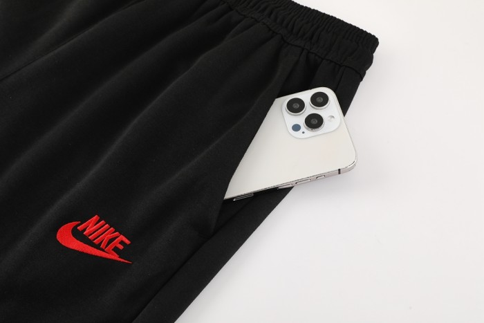 2024 NK black Hoodie Full Zipper Jacket +Pants