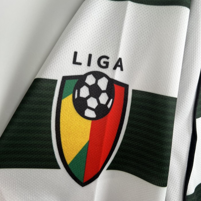 Retro Long Sleeve 01/03 Sporting Lisbon Home Jersey