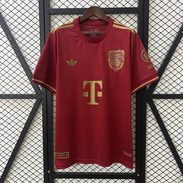 25/26 Bayern Munich 125 Anniversary Red Jersey
