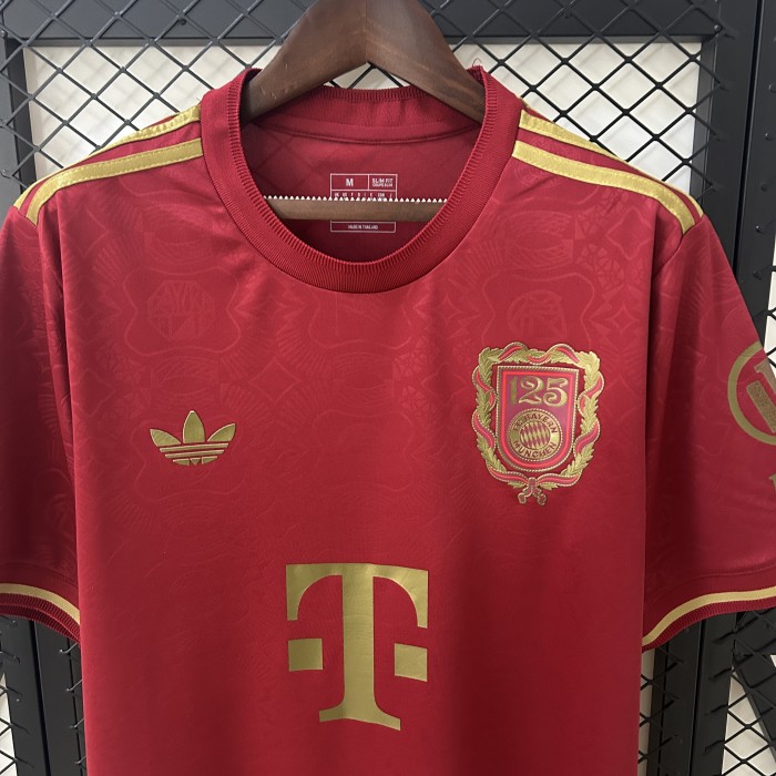 25/26 Bayern Munich 125 Anniversary Red Jersey