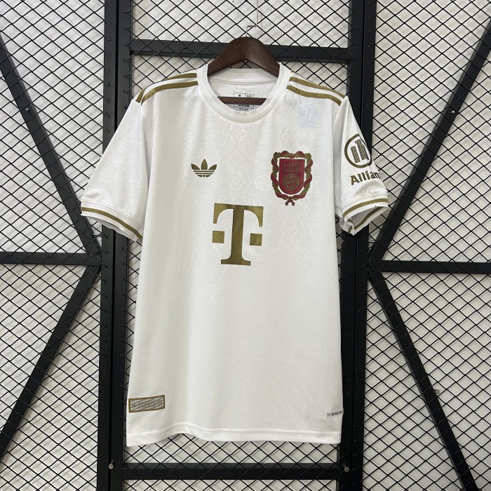 25/26 Bayern Munich 125 Anniversary White Jersey