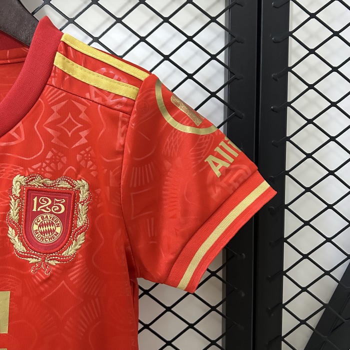 25/26 kids Bayern Munich 125 Anniversary Jersey