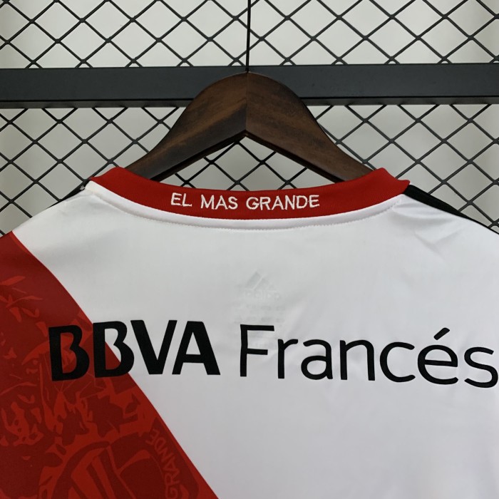 Retro Long Sleeve 13/14 River Plate Home Jersey