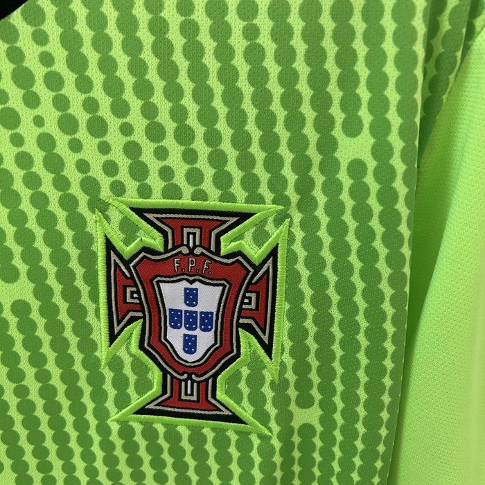 2024 Portugal Green Goalkeeper Jersey
