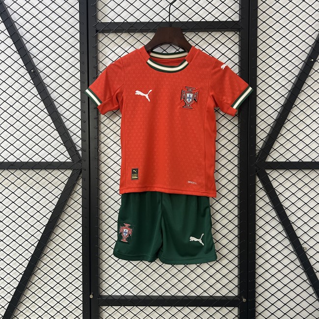 Kids 2025 Portugal Home jersey