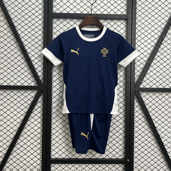 Kids 2025 Portugal Blue Training  jersey