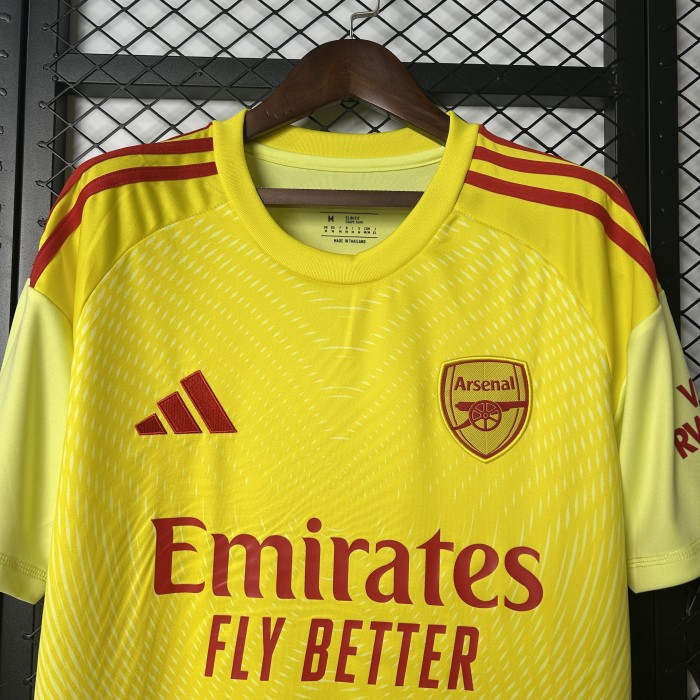 25/26 Arsenal Yellow Goalkeeper jersey