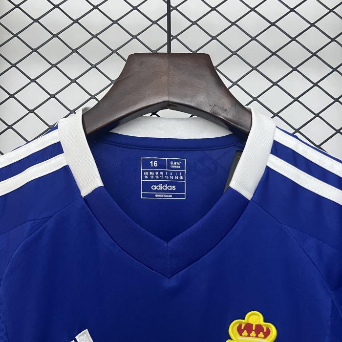 Kids 24/25 Real Oviedo Home Jersey