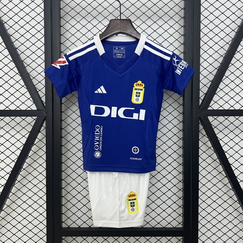 Kids 24/25 Real Oviedo Home Jersey