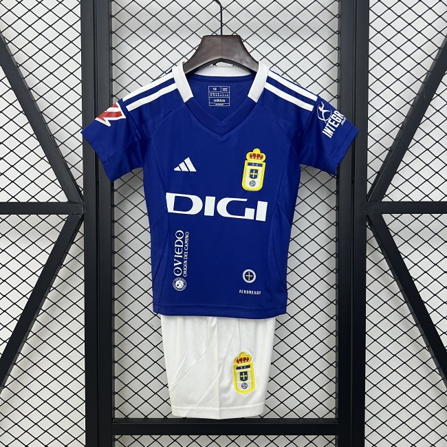 Kids 24/25 Real Oviedo Home Jersey