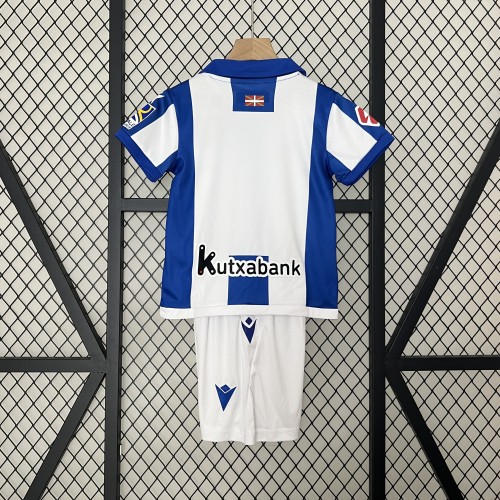Kids 24/25 Real Sociedad Home Jersey