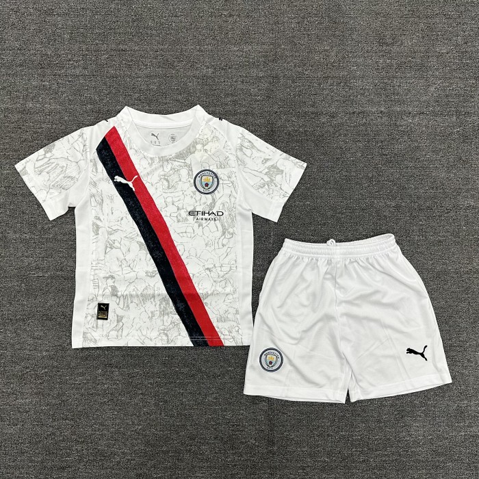 Kids 25/26 Manchester City Away Jersey