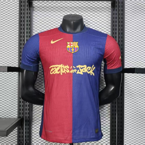 Player Version 24/25 Barcelona x Travis Scott Home Jersey