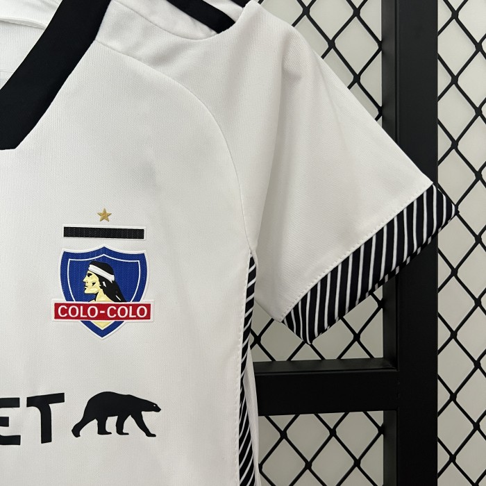 Kids 24/25 Colo Colo Home Jersey