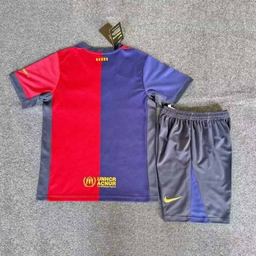 Kids 25/26 Barcelona x Travis Scott Home Jersey