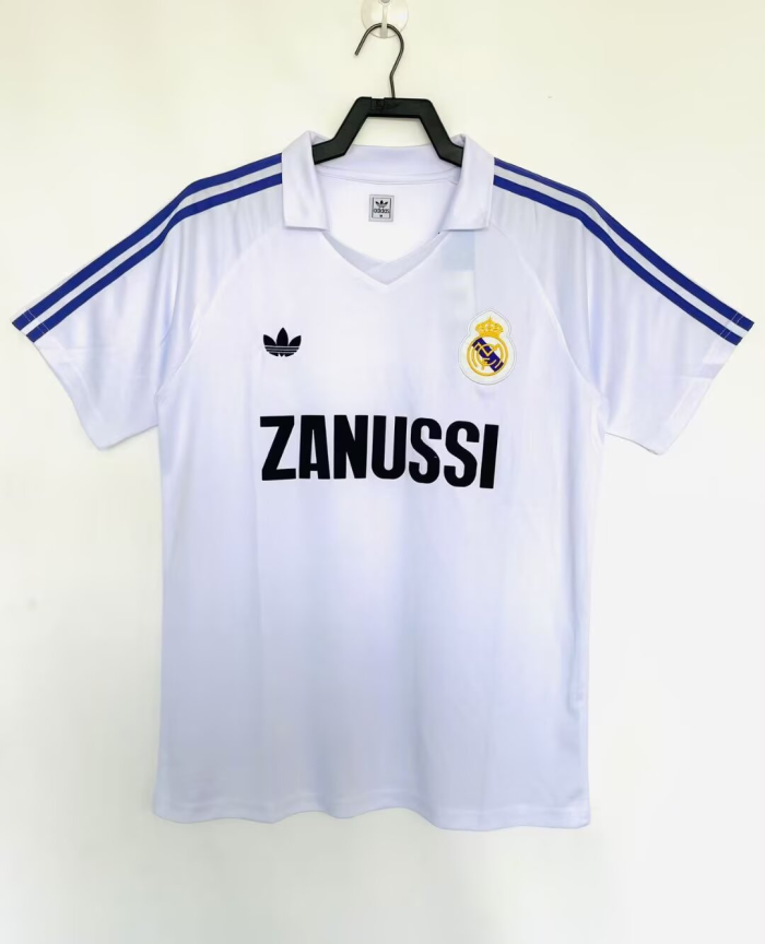84/85 Real Madrid Home Retro Jersey
