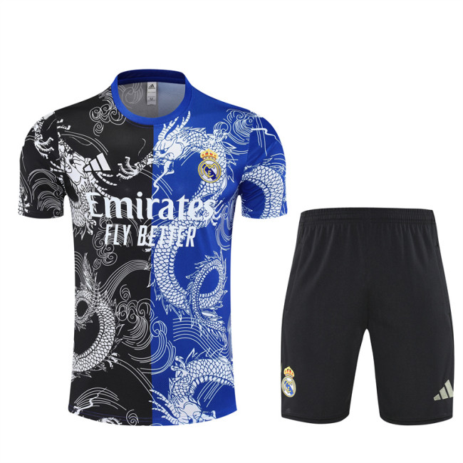 Kit 25/26 Real Madrid Camouflage dragon Training Set Football Shirt + Short