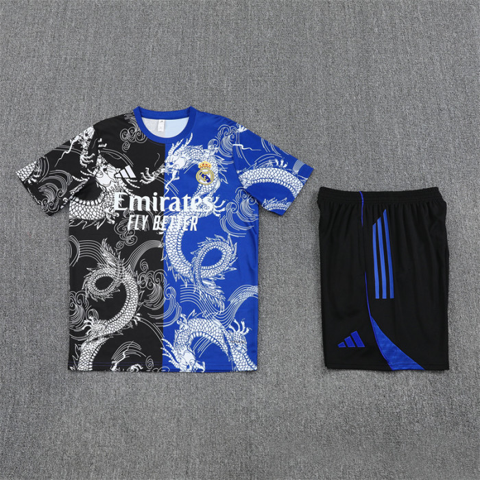 Kit 25/26 Real Madrid Camouflage dragon Training Set Football Shirt + Short