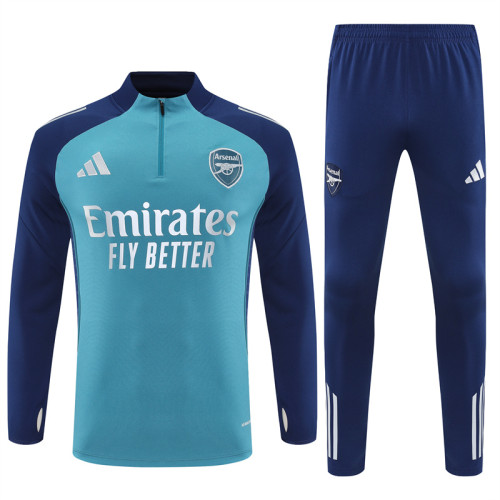 25/26 Arsenal Green Half Zipper Training Tracksuit +Pants