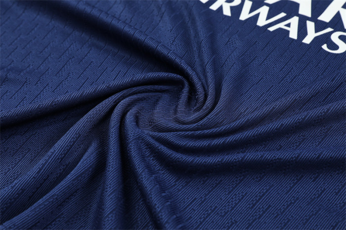 25/26 PSG Paris Saint Germain Royal Blue Half Zipper Training Tracksuit +Pants