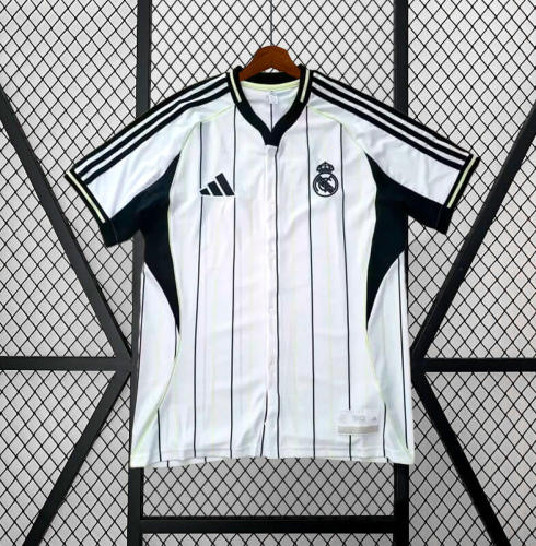25/26 Real Madrid Baseball Jersey