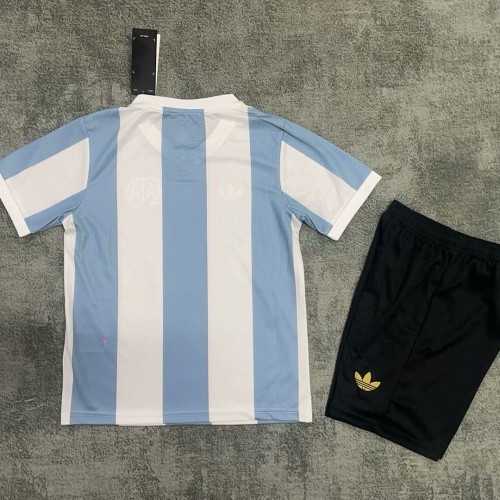 Kids kit 50th Anniversary Argentina Home jersey Messi