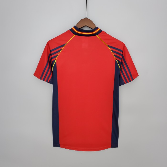 Retro 1998 Spain Home Jersey