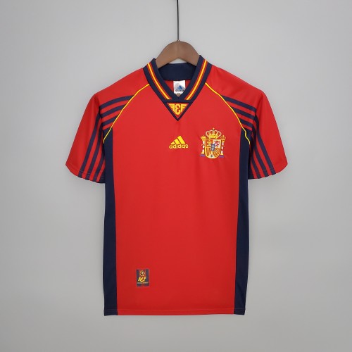 Retro 1998 Spain Home Jersey