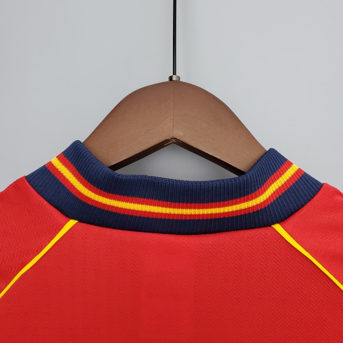 Retro 1998 Spain Home Jersey