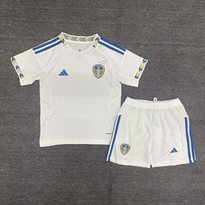 Kids 25/26 Leeds United Home Jersey