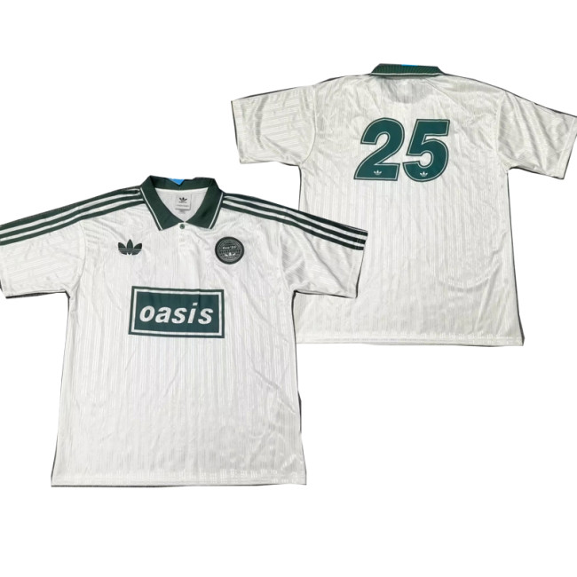 adidas x Oasis Tour Jacquard Jersey White
