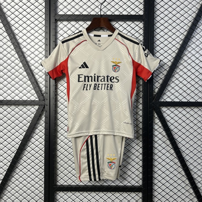 Kids kit 25/26 Benfica Away jersey