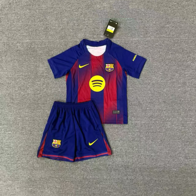 Kids 25/26 Barcelona Home Jersey