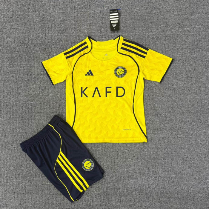 Kids kit 25/26 Al Nassr Home Jersey