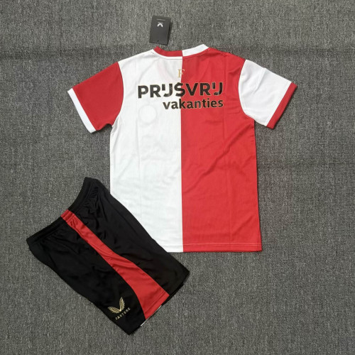 Kids Kit 25/26 Feyenoord Home Jersey