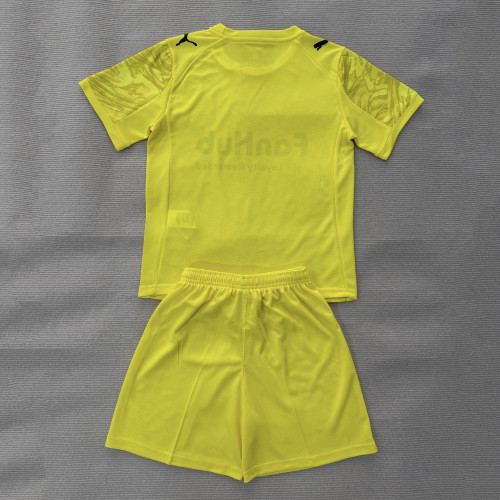Kids kit 25/26 Derby County Goalkeeper Yellow jersey