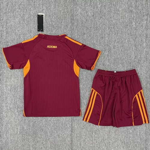 Kids kit 25/26 AS Roma Home  jersey
