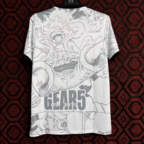 Japan Soccer Jersey White Anime One Piece Concept Edition