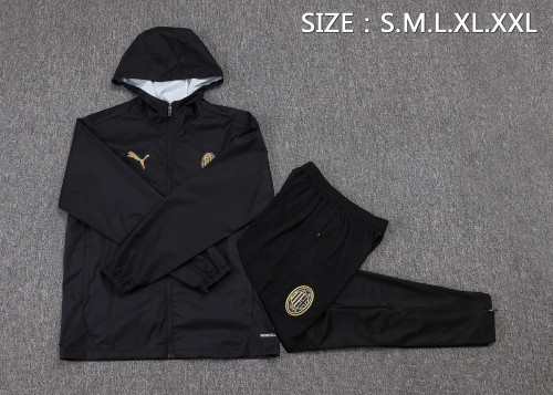 24/25 AC Milan Hoodie Windbreaker Jacket +Long Pants