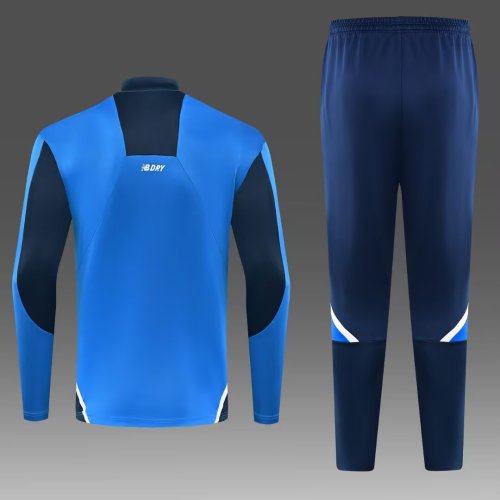 25/26 Porto Blue Half Zipper Training Tracksuit +Pants