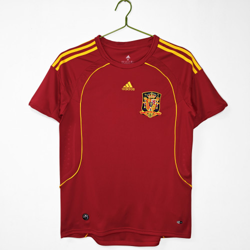 Retro 2008 Spain Home Jersey