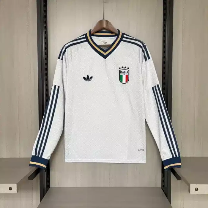 Long Sleeves Italy 2026 World Cup Away Jersey - Fan Version