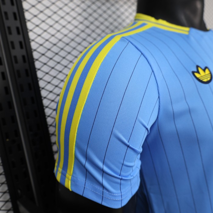Colombia 2026 World Cup Retro Blue Jersey - Player Version