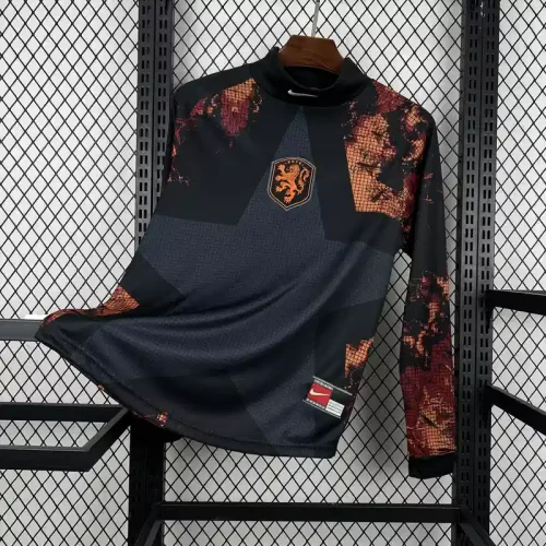 Long Sleeves Netherlands 2026 World Cup Goalkeeper Jersey - Fan Version
