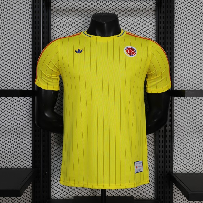 Colombia 2026 World Cup Retro Yellow Jersey - Player Version