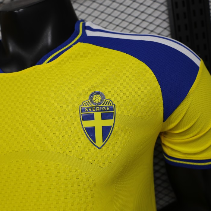 Sweden 2026 World Cup Home Jersey- Player Version