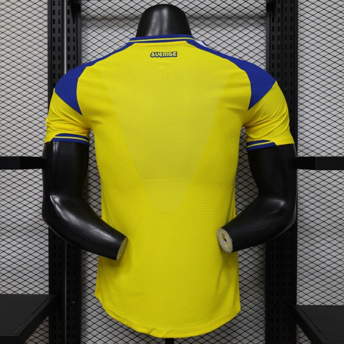 Sweden 2026 World Cup Home Jersey- Player Version