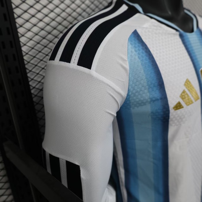 Long Sleeves Argentina 2026 World Cup Home Jersey - Player Version